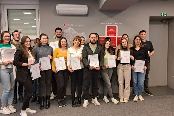 Održana edukacija za koordinatore volontera i voditelje mladih Hrvatskog Crvenog križa
